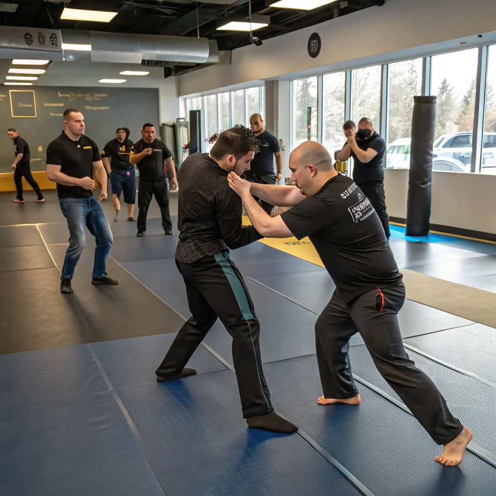 XEVANTRALIS team conducting self-defense class